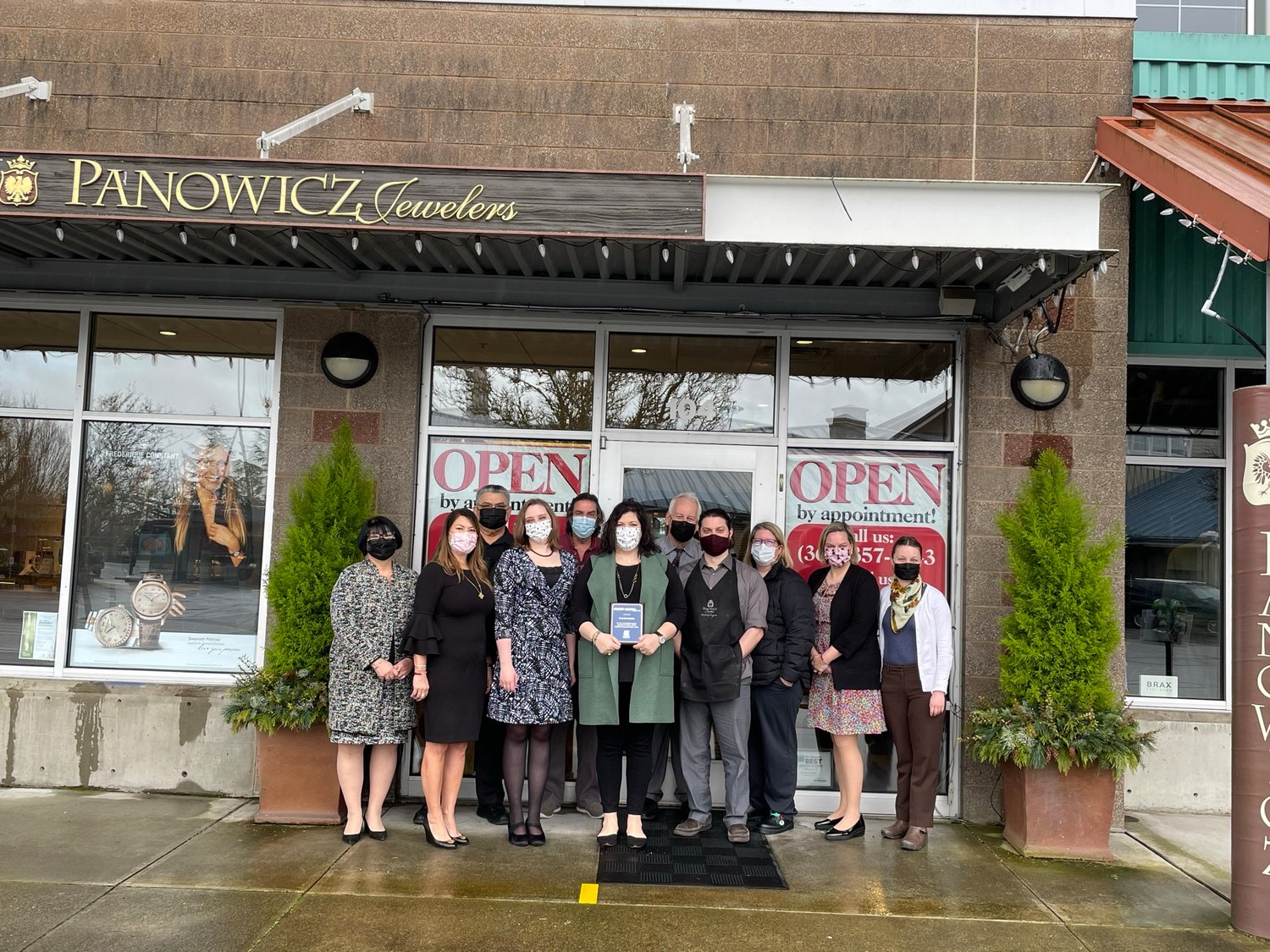 Panowicz Jewelers received a 2020 Community Leadership Award from Leadership Thurston County (LTC).